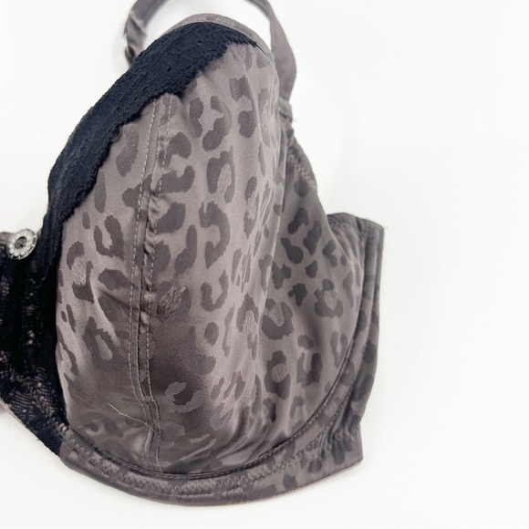 ✅ HARLEQUIN LINGERIE BROWN COCO BRA WITH UNDERWIRE SIZE 32G - Picture 3 of 8